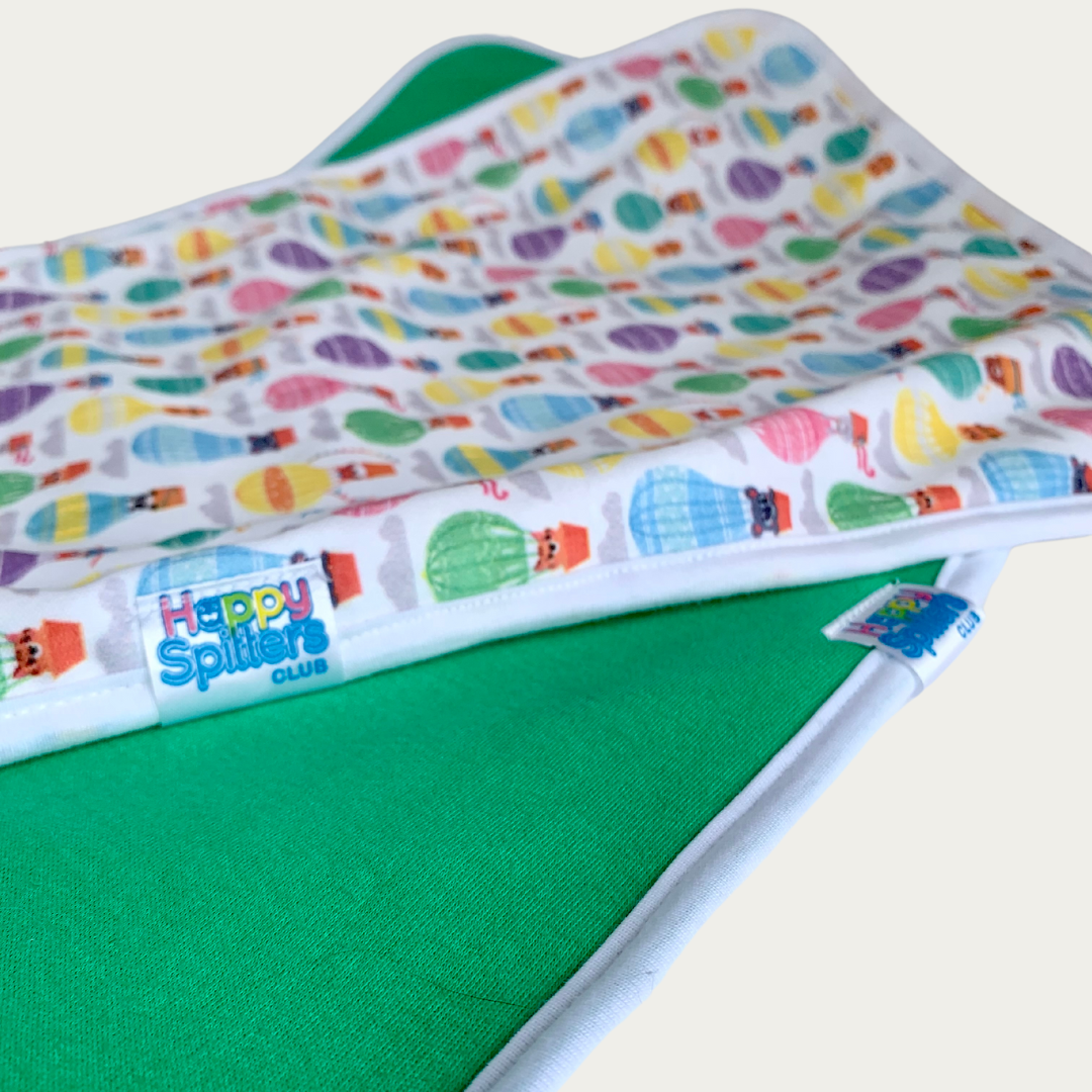 Happy Spitters™ Club Premium Burp Cloth 2-Pack