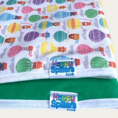 Happy Spitters™ Club Premium Burp Cloth 2-Pack