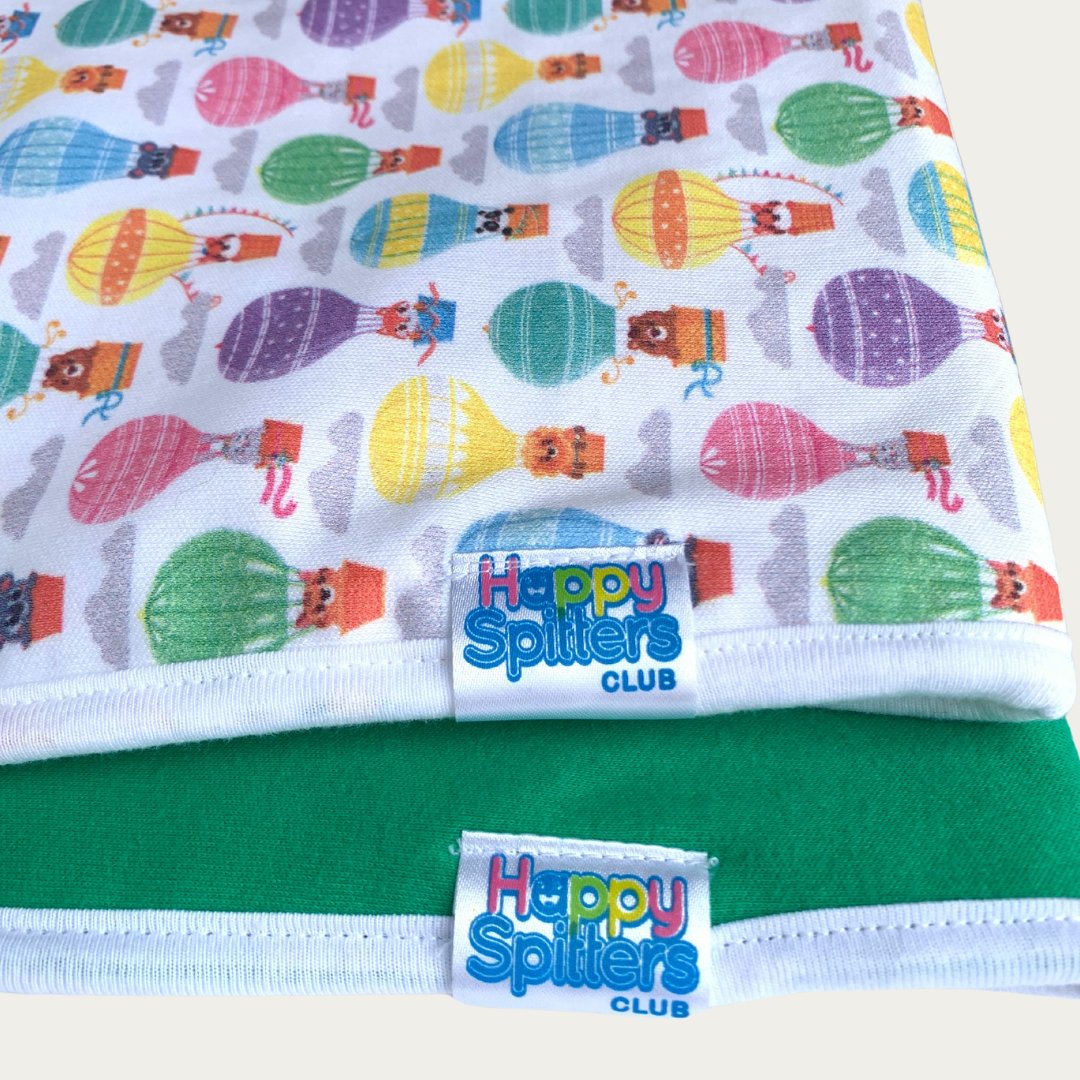 Happy Spitters Club™ Premium Burp Cloth 2 - Pack - Happy Spitters Club