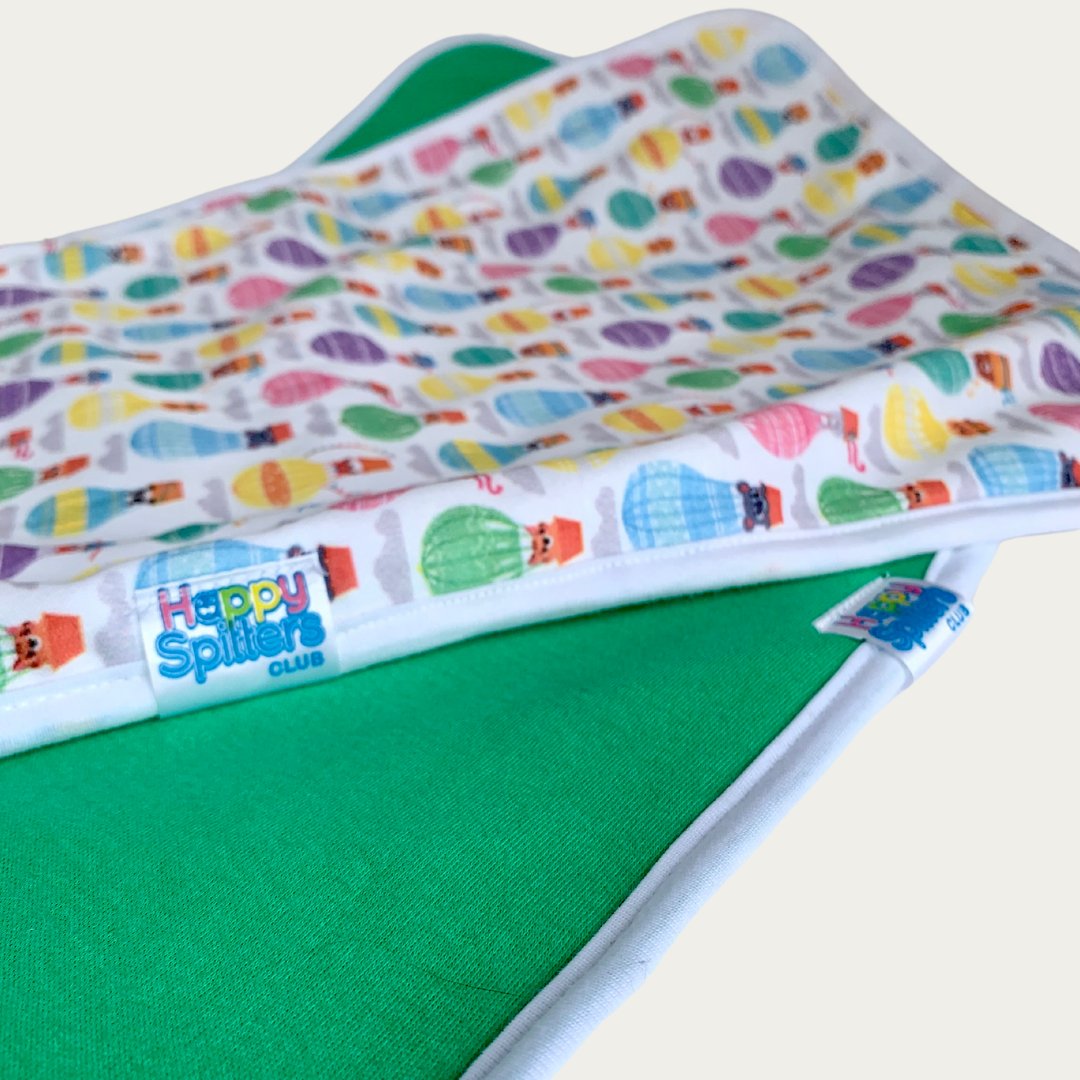 Happy Spitters Club™ Premium Burp Cloth 2 - Pack - Happy Spitters Club